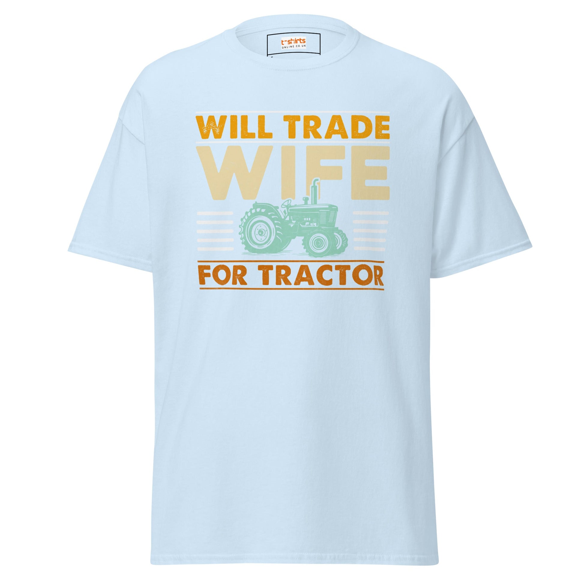 Wife Swap | Farmer T-Shirt - Light Blue - T-Shirts Online