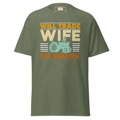 Wife Swap | Farmer T-Shirt - Military Green - T-Shirts Online