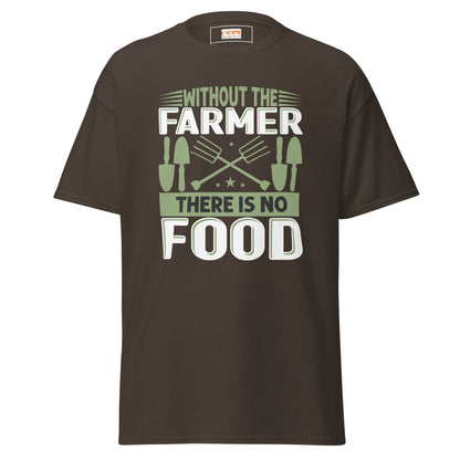 Without Farmers | Farmer T-Shirt - Dark Chocolate - T-Shirts Online