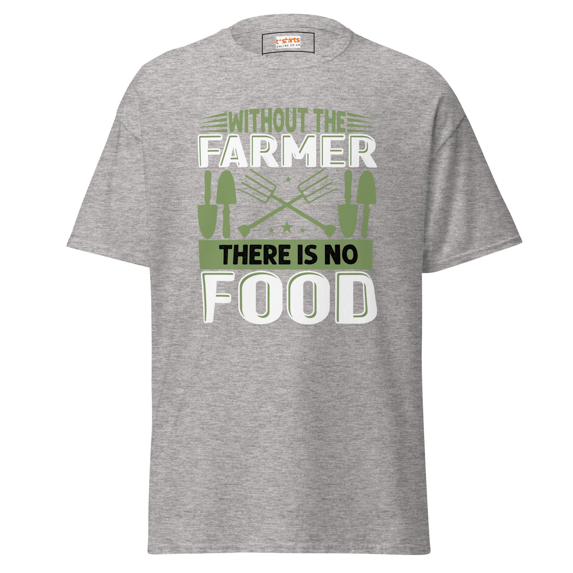 Without Farmers | Farmer T-Shirt - Sport Grey - T-Shirts Online