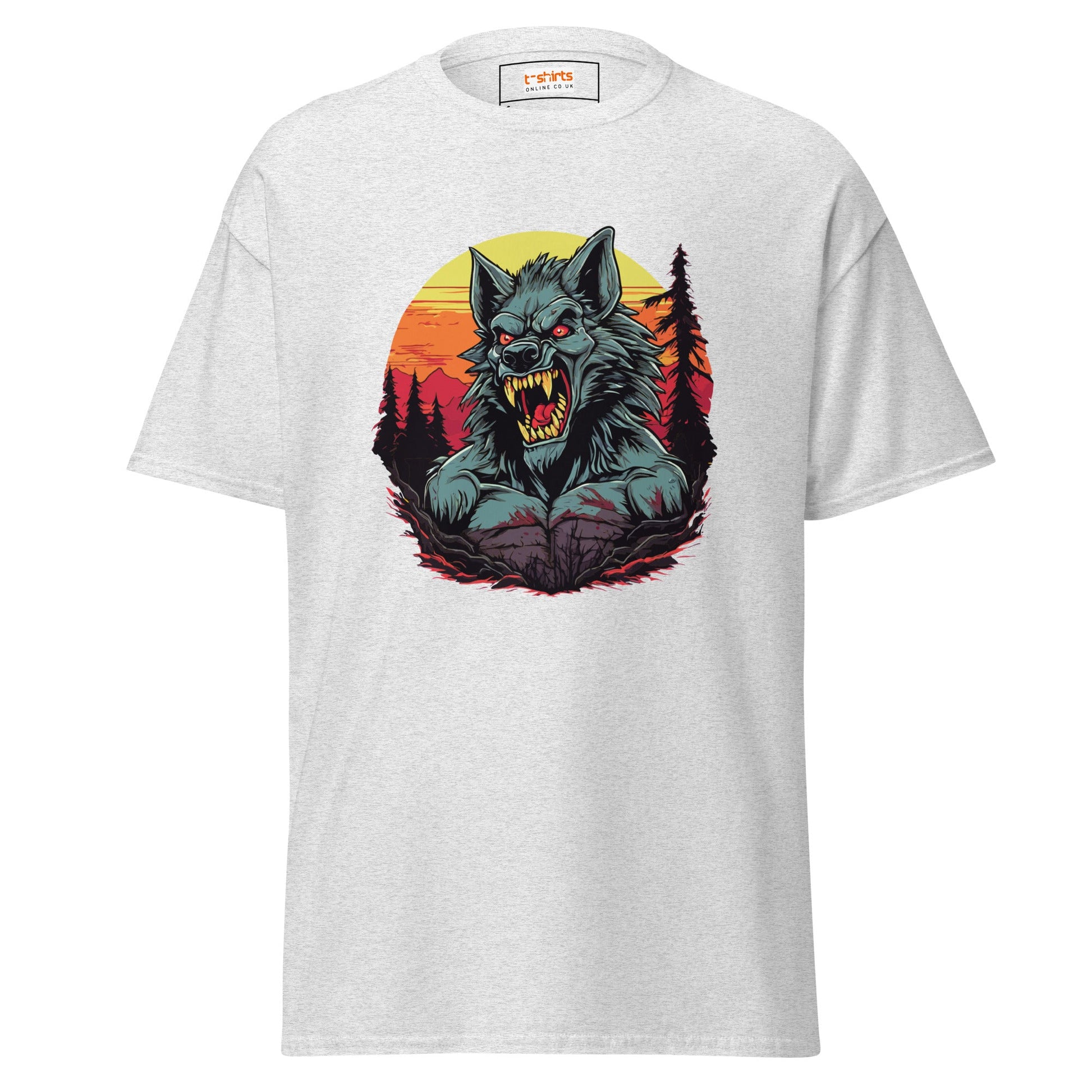 Wolfman | Horror T-Shirt - Ash - T-Shirts Online