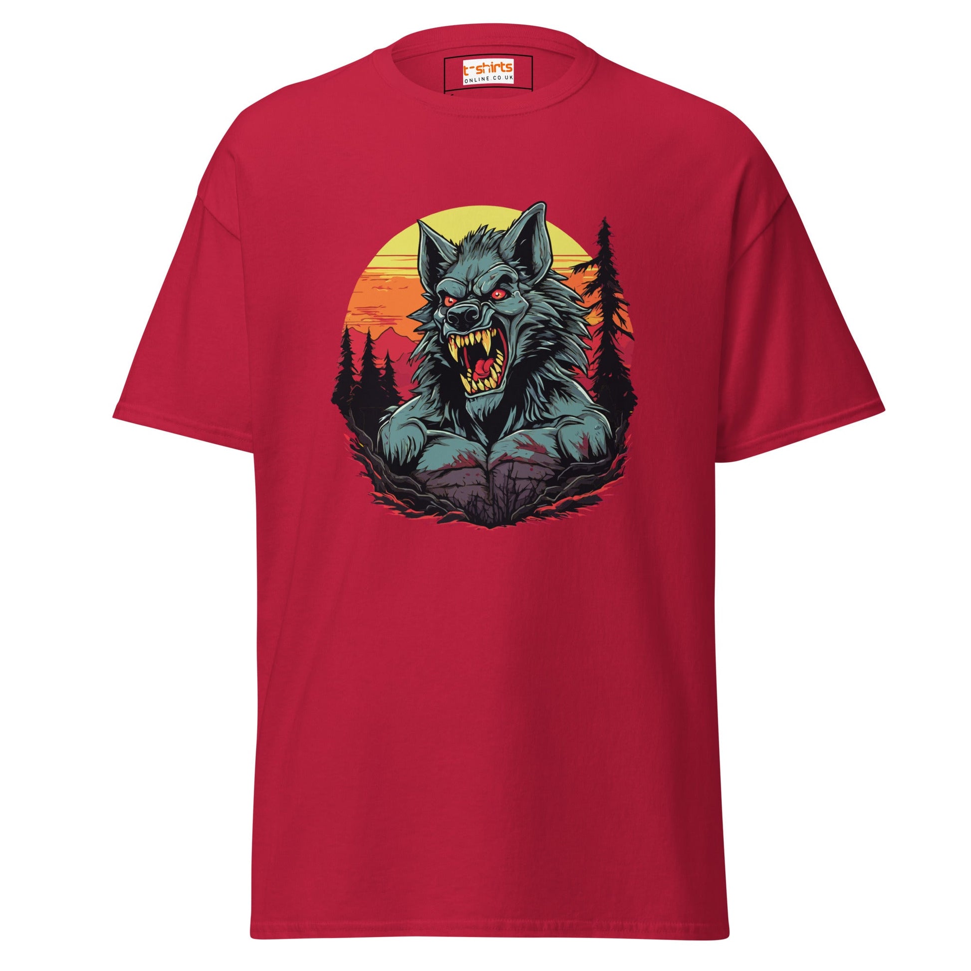 Wolfman | Horror T-Shirt - Cardinal - T-Shirts Online