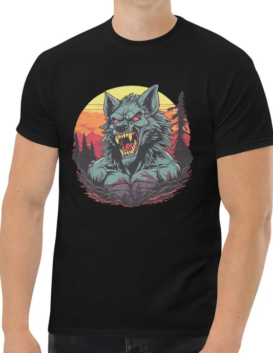 Wolfman | Horror T-Shirt - Black - T-Shirts Online