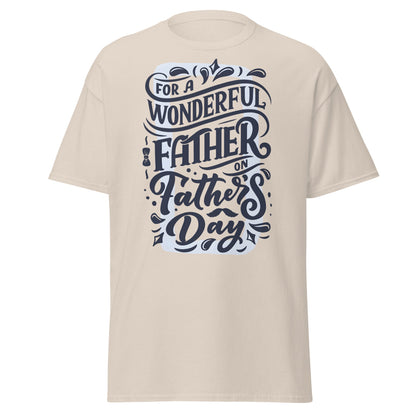 Wonderful Father T-Shirt | Father’s Day Gift Tee - Natural - T-Shirts Online