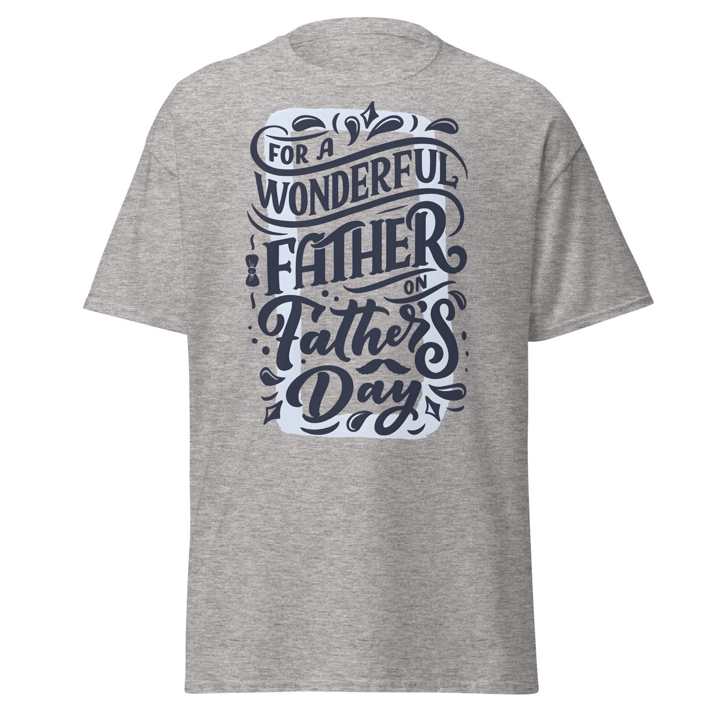 Wonderful Father T-Shirt | Father’s Day Gift Tee - Sport Grey - T-Shirts Online