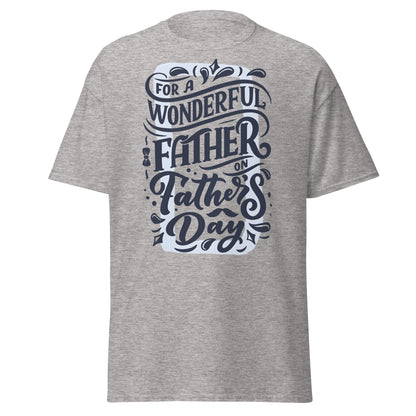 Wonderful Father T-Shirt | Father’s Day Gift Tee - Sport Grey - T-Shirts Online