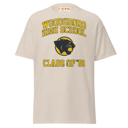 Woodsboro High School T-Shirt | Class of ’96 Retro Tee - Natural - T-Shirts Online