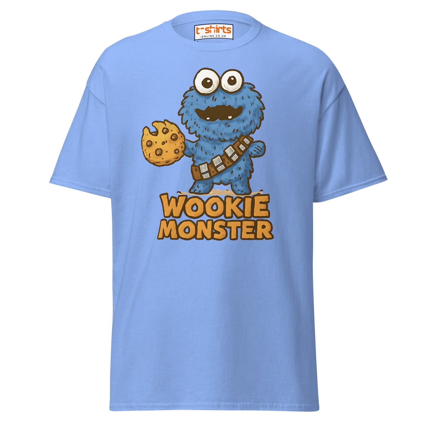 Wookiee Monster Funny T-Shirt - Carolina Blue - T-Shirts Online