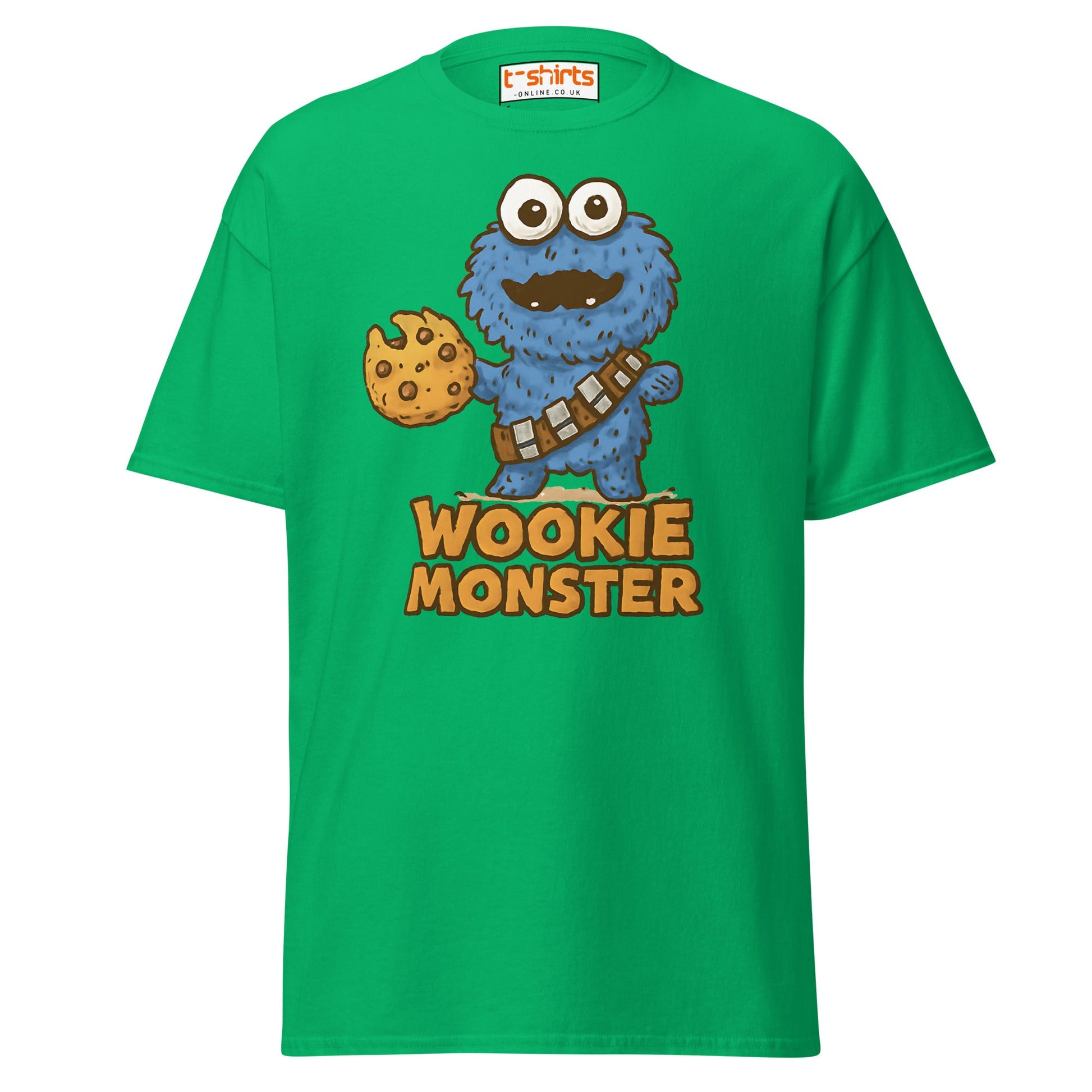 Wookiee Monster Funny T-Shirt - Irish Green - T-Shirts Online