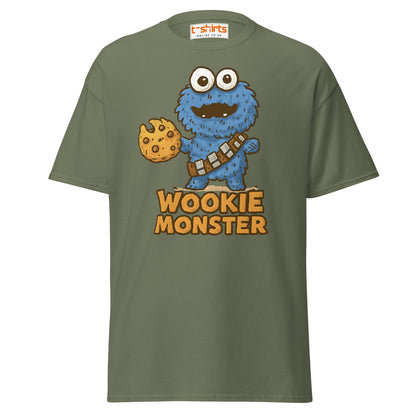Wookiee Monster Funny T-Shirt - Military Green - T-Shirts Online