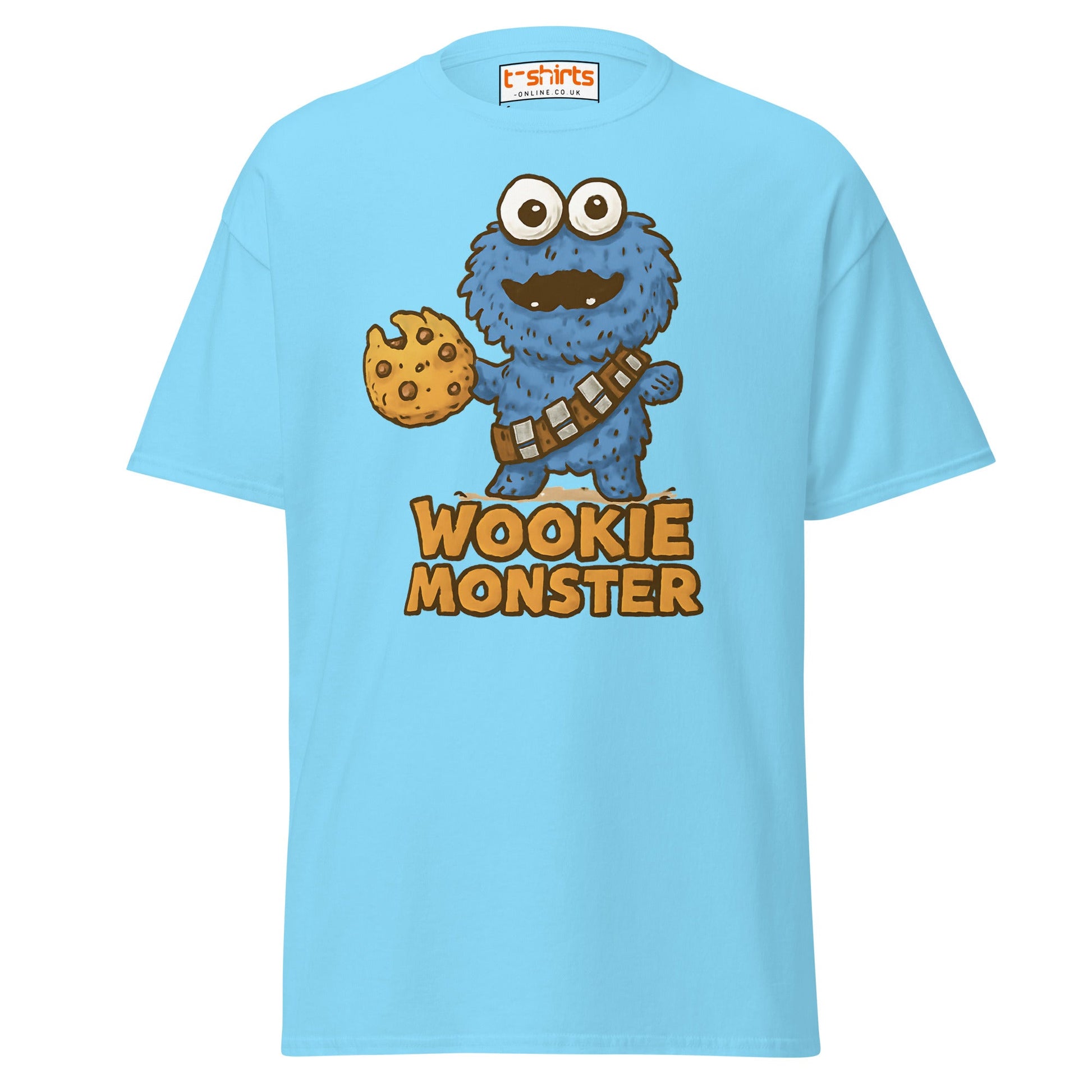 Wookiee Monster Funny T-Shirt - Sky - T-Shirts Online