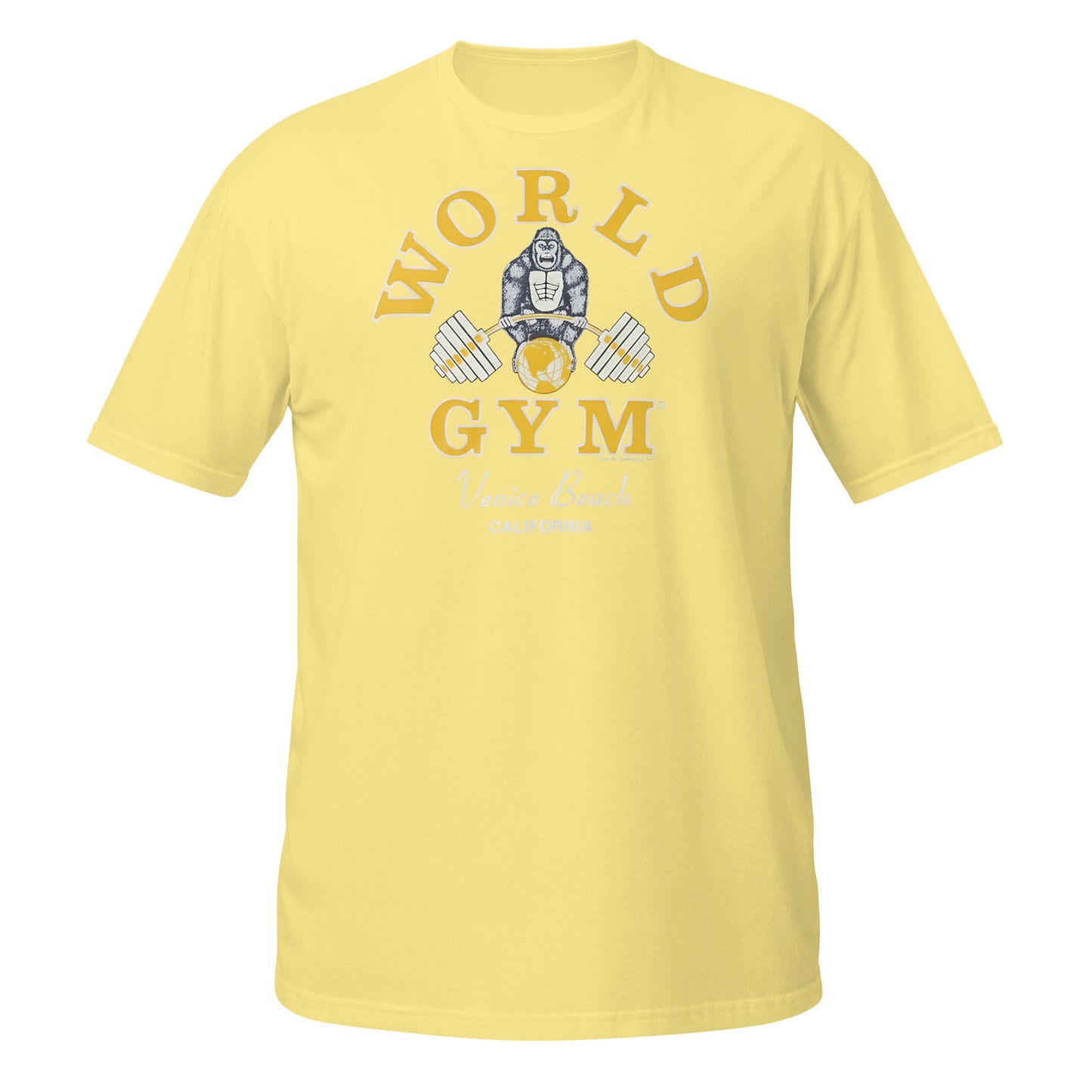 World Gym T-Shirt - Cornsilk - T-Shirts Online