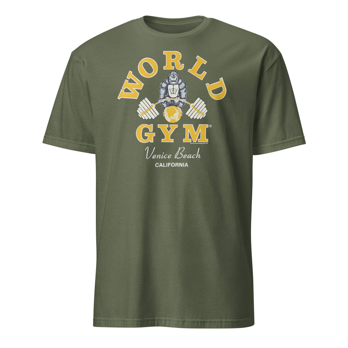 World Gym T-Shirt - Military Green - T-Shirts Online