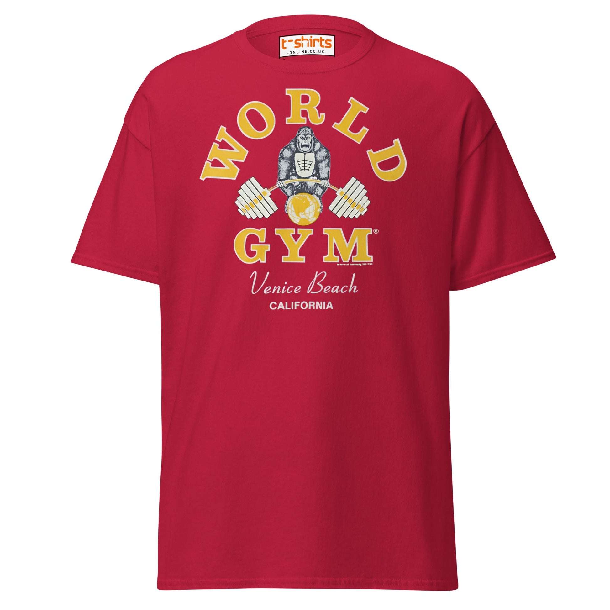 World Gym Venice Beach T-Shirt - Cardinal - T-Shirts Online