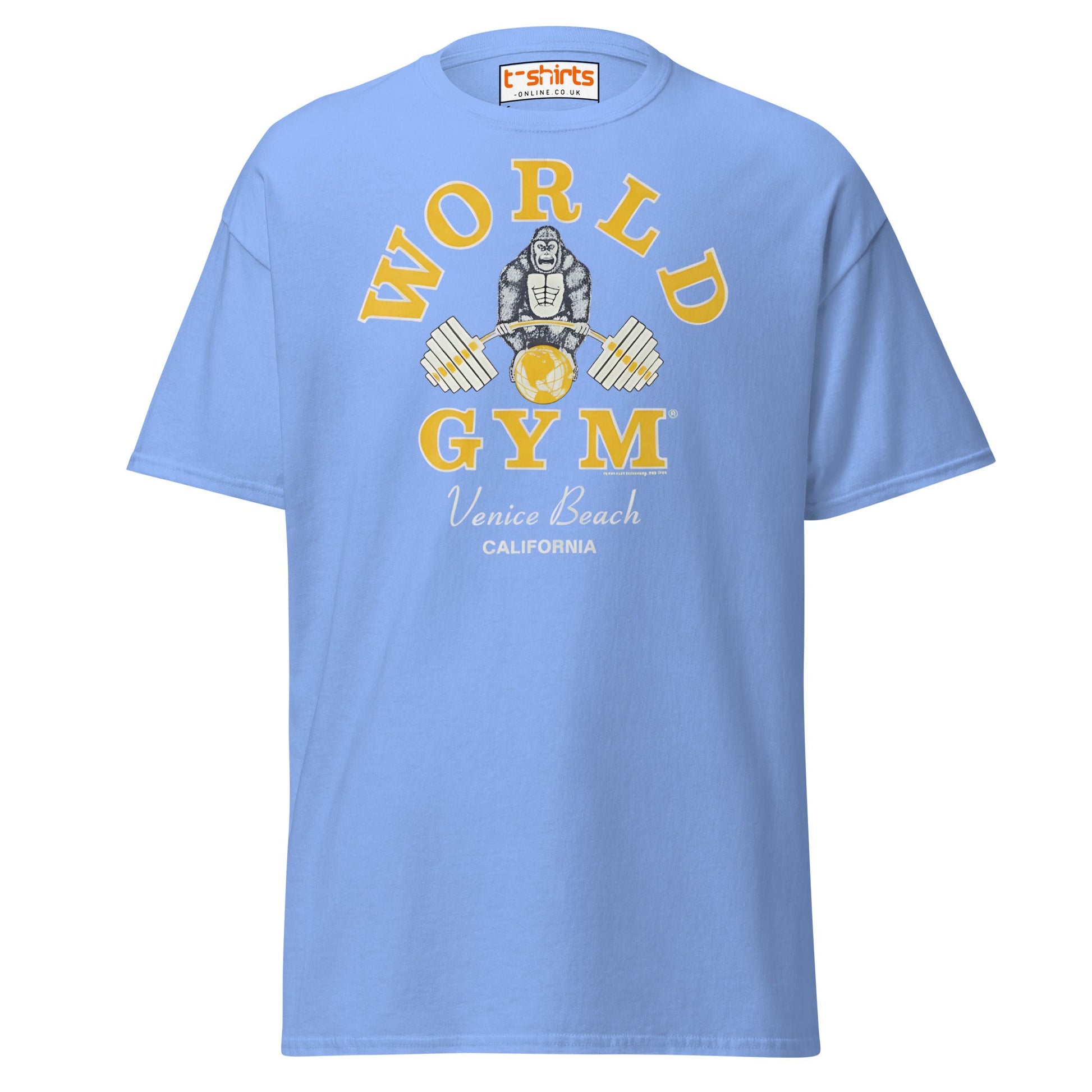 World Gym Venice Beach T-Shirt - Carolina Blue - T-Shirts Online