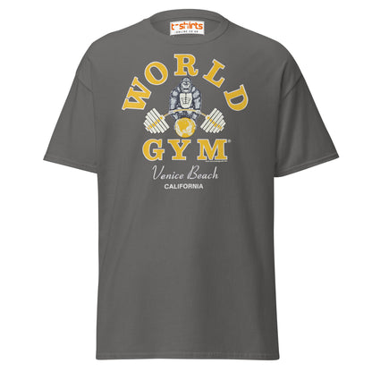 World Gym Venice Beach T-Shirt - Charcoal - T-Shirts Online
