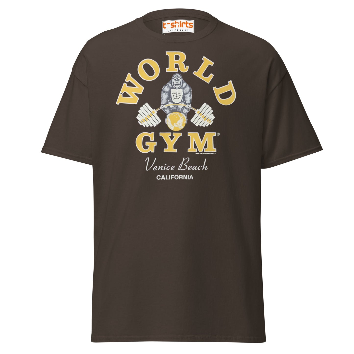 World Gym Venice Beach T-Shirt - Dark Chocolate - T-Shirts Online