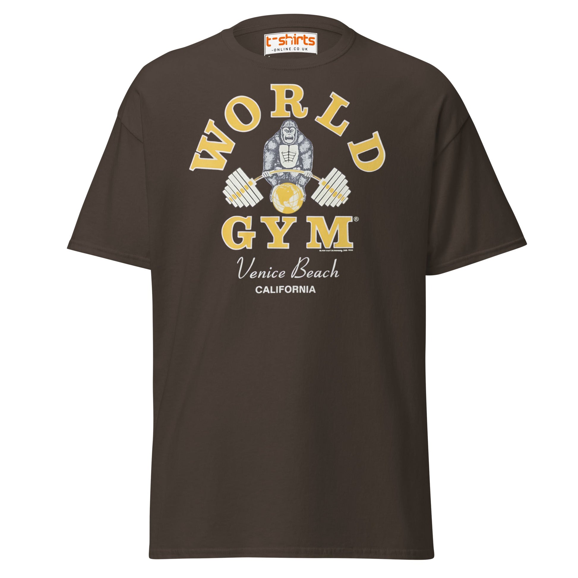 World Gym Venice Beach T-Shirt - Dark Chocolate - T-Shirts Online