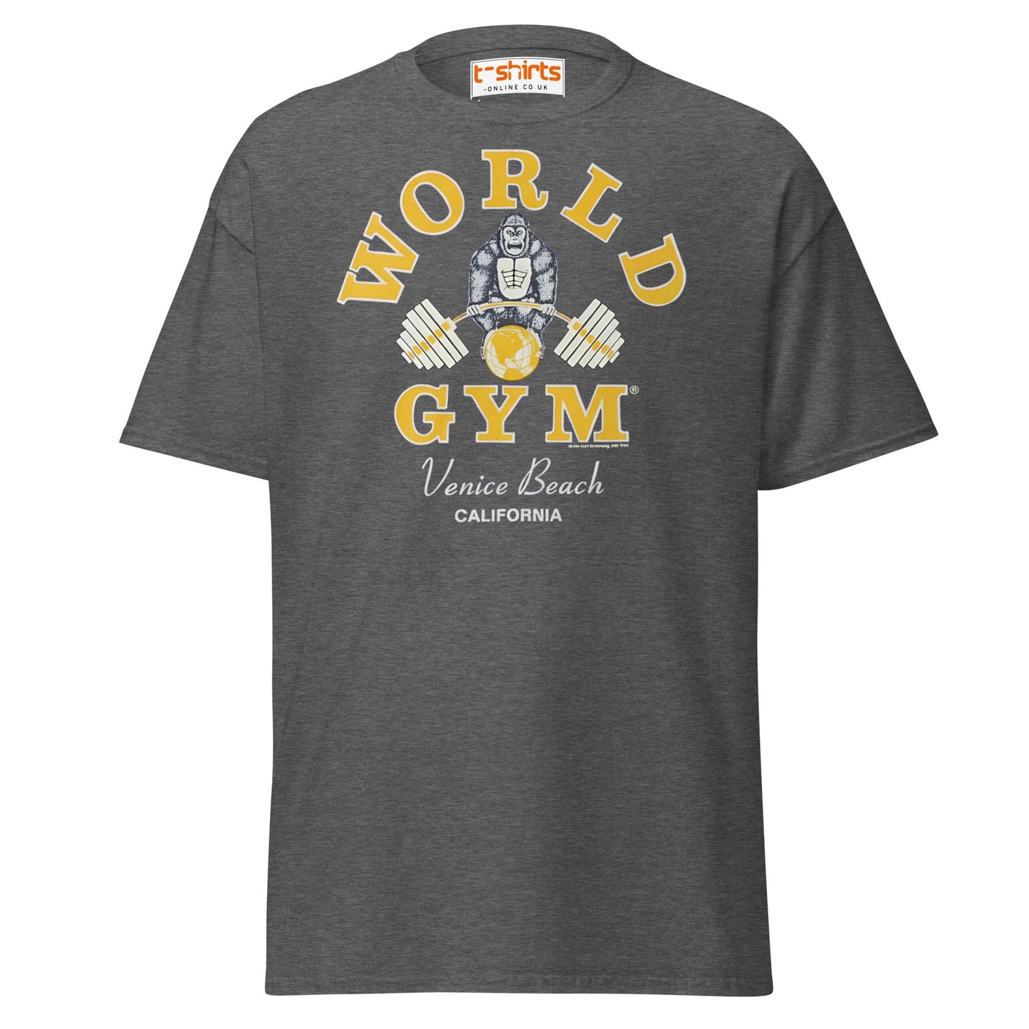 World Gym Venice Beach T-Shirt - Dark Heather - T-Shirts Online