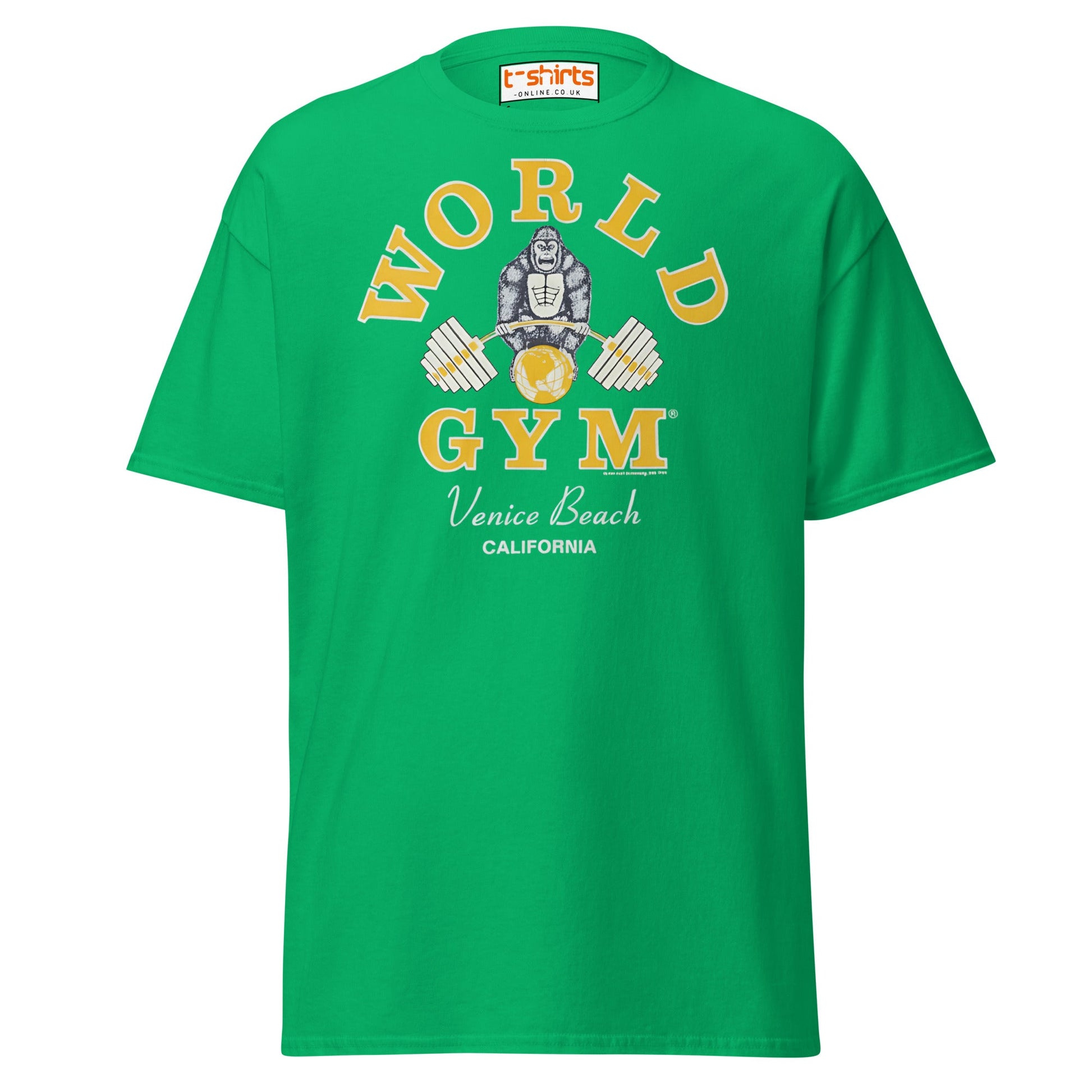 World Gym Venice Beach T-Shirt - Irish Green - T-Shirts Online
