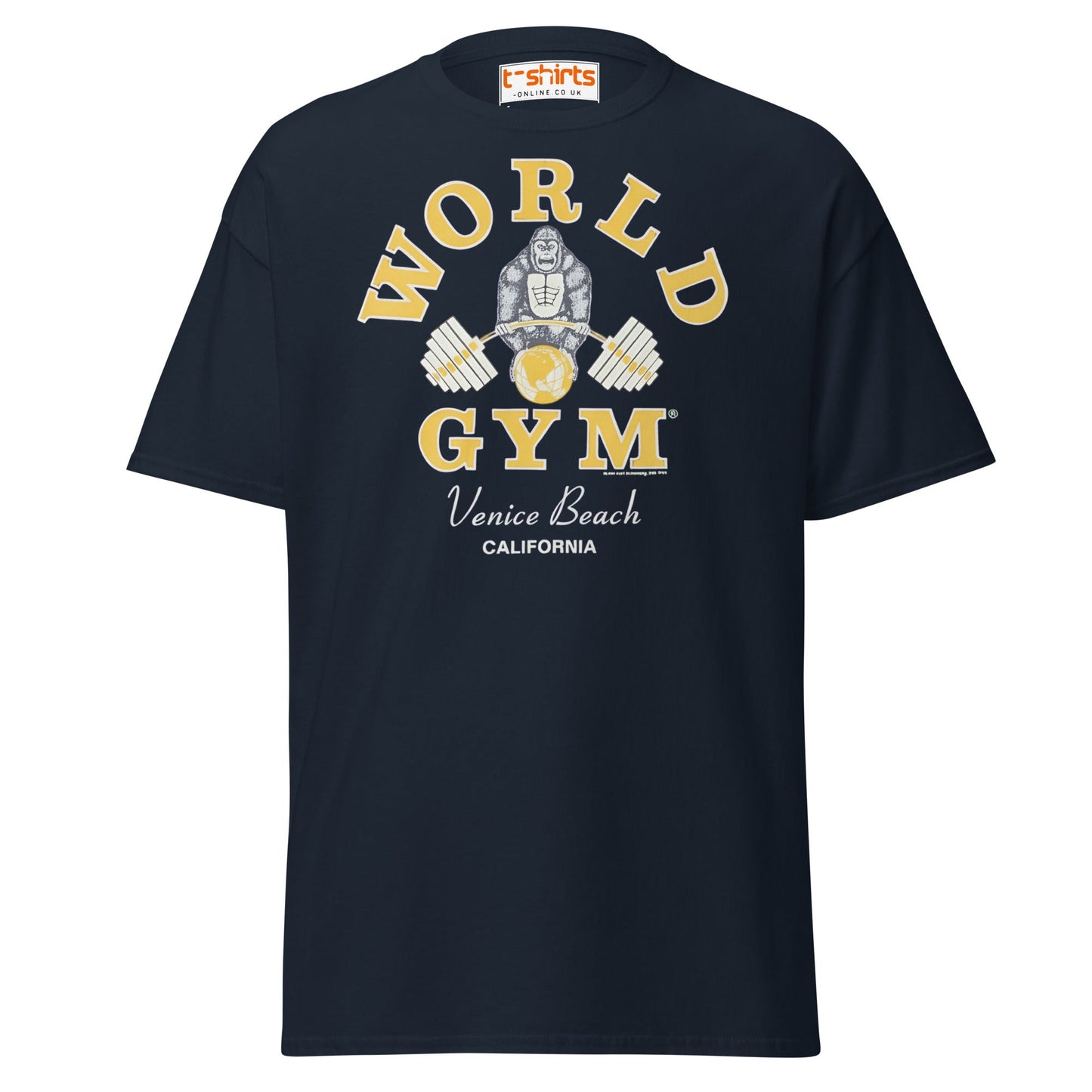 World Gym Venice Beach T-Shirt - Navy - T-Shirts Online