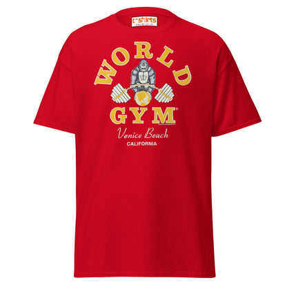 World Gym Venice Beach T-Shirt - Red - T-Shirts Online