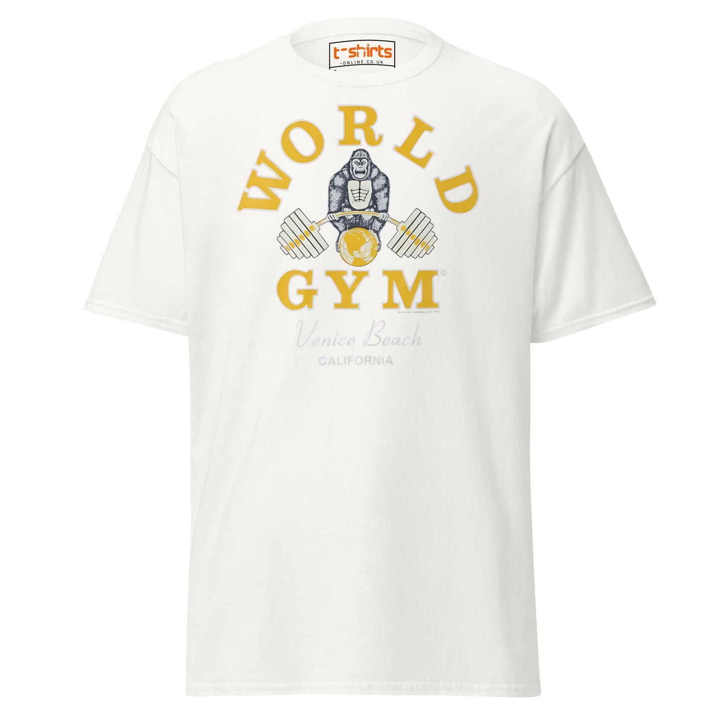 World Gym Venice Beach T-Shirt - White - T-Shirts Online