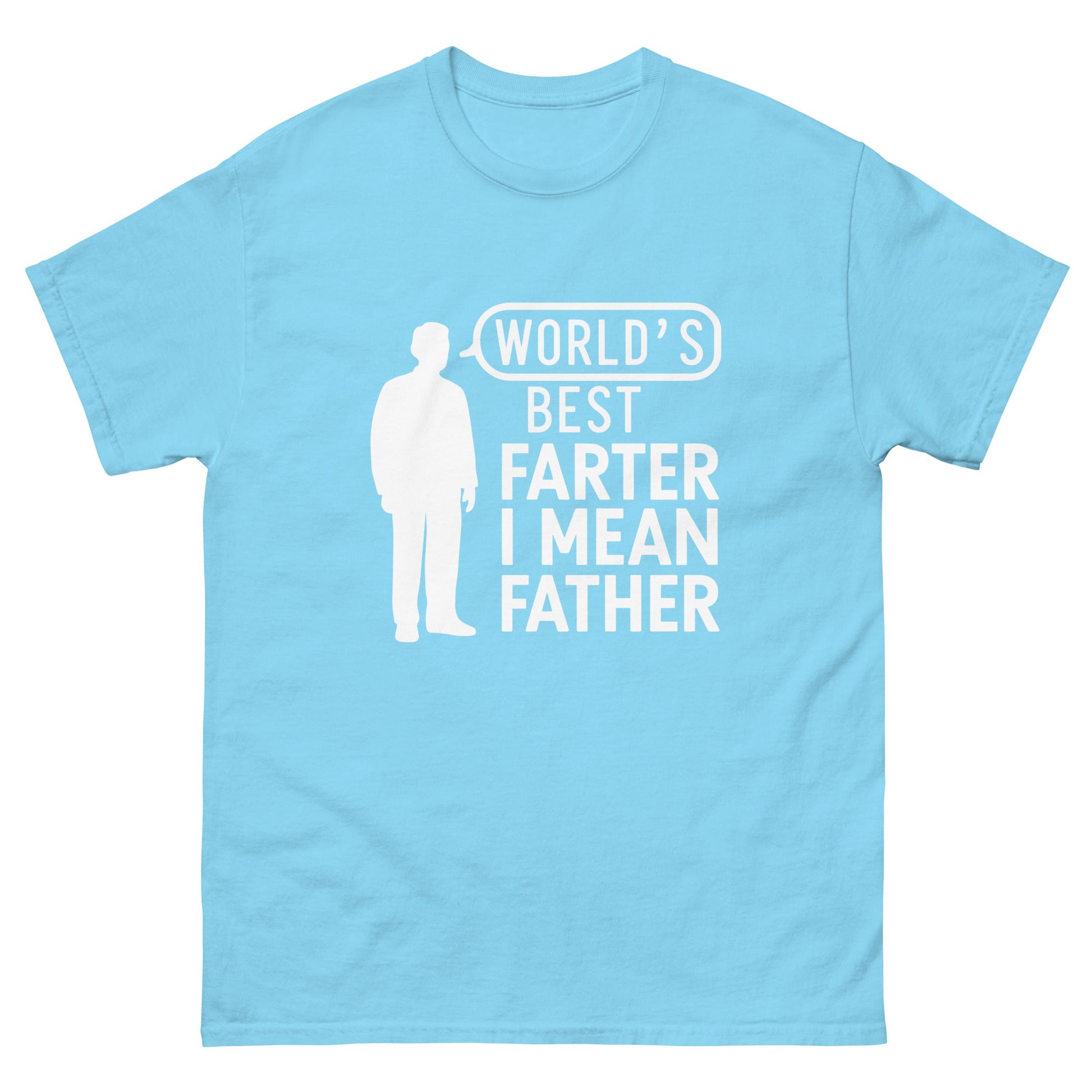 World's Best Farter | Father's Day T-Shirt - Sky - T-Shirts Online