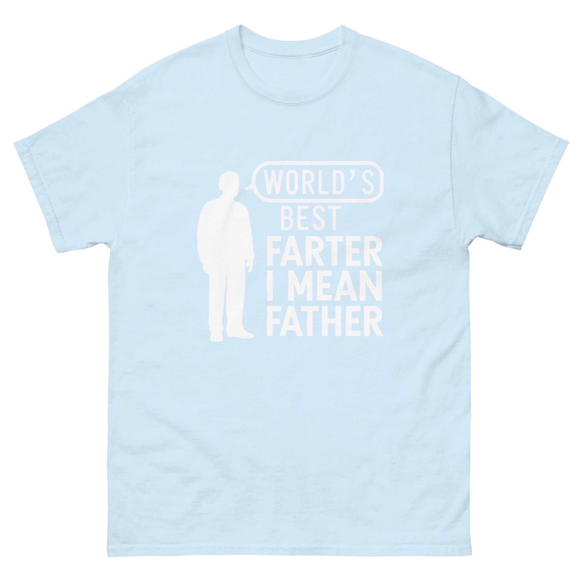 World's Best Farter | Father's Day T-Shirt - Light Blue - T-Shirts Online