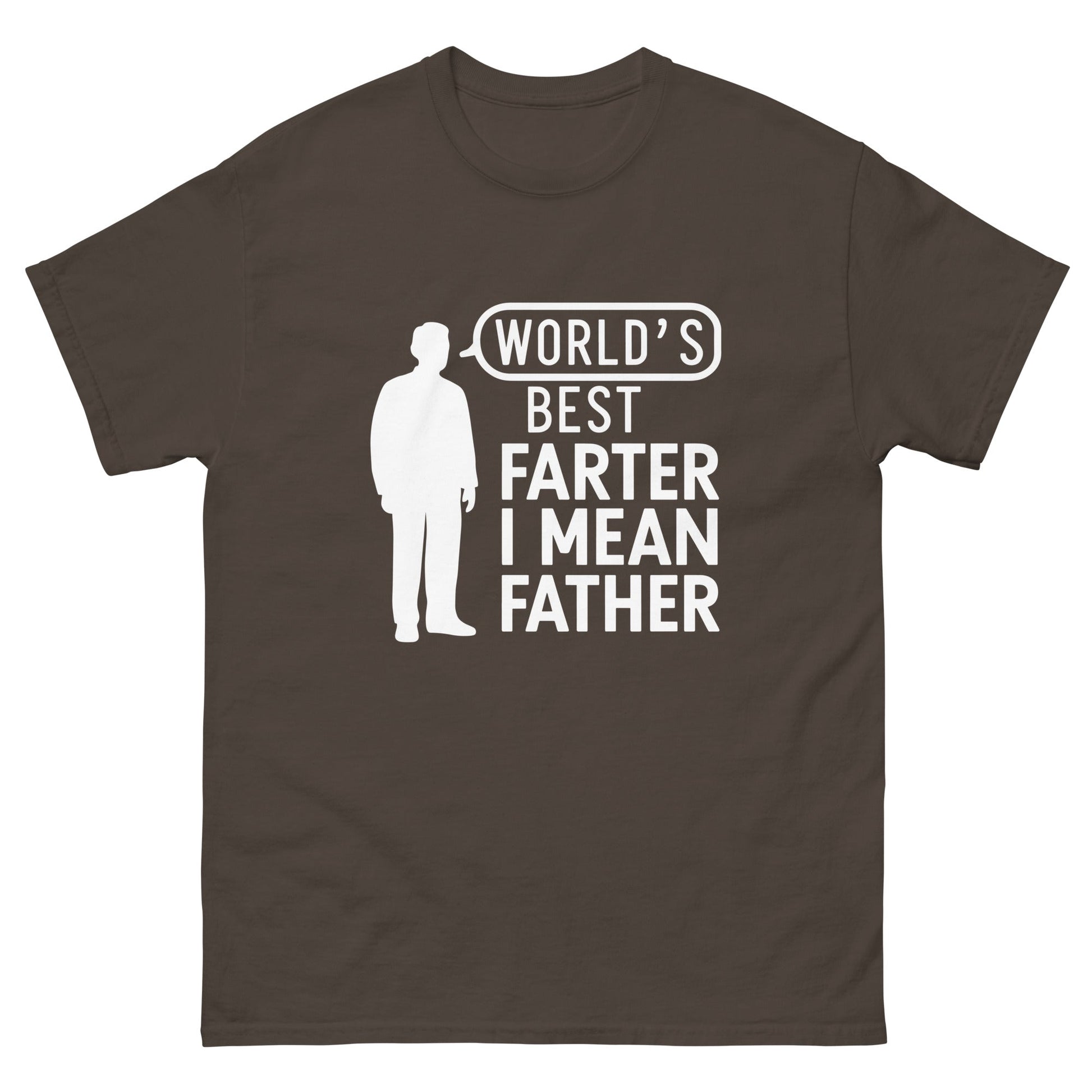 World's Best Farter | Father's Day T-Shirt - Dark Chocolate - T-Shirts Online