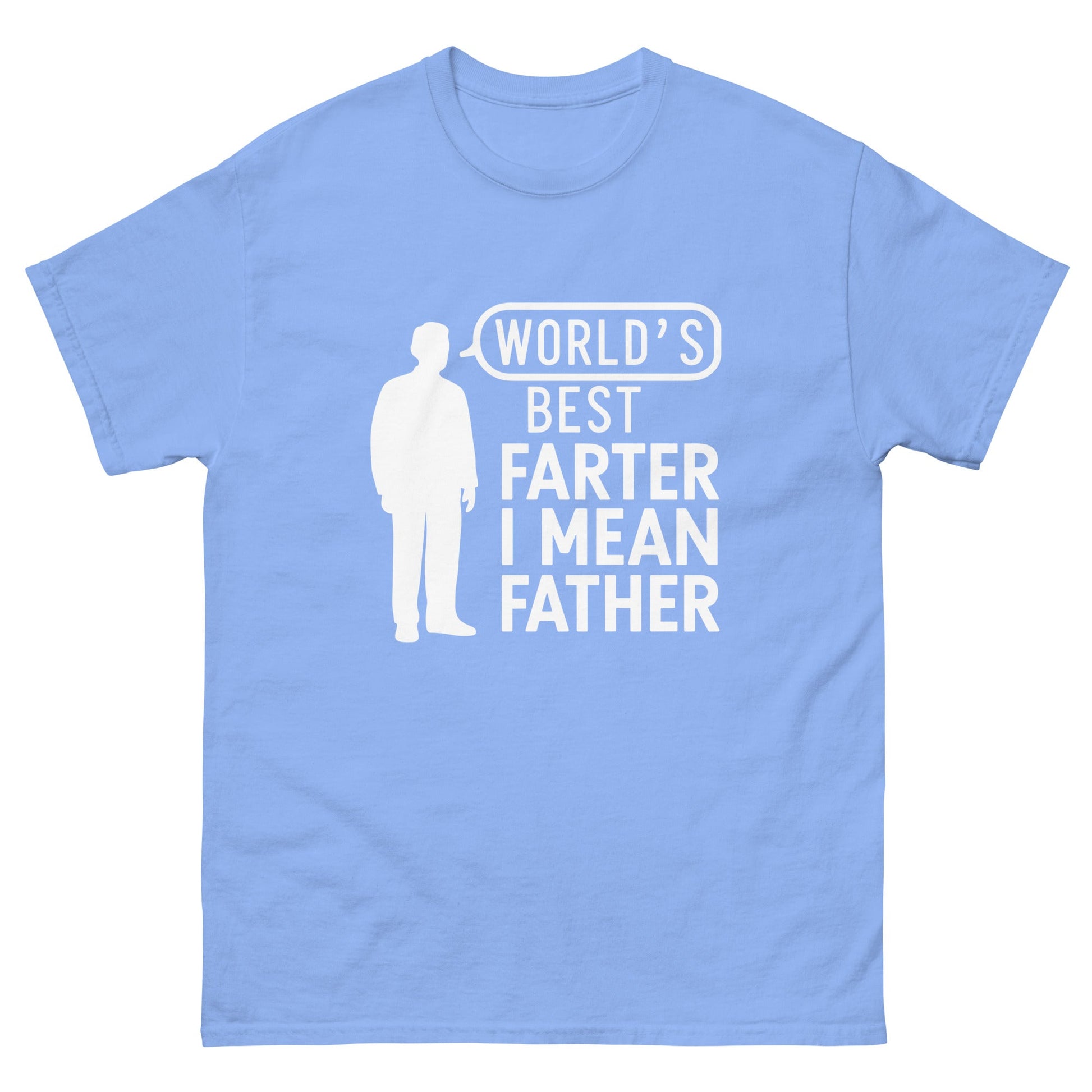 World's Best Farter | Father's Day T-Shirt - Carolina Blue - T-Shirts Online