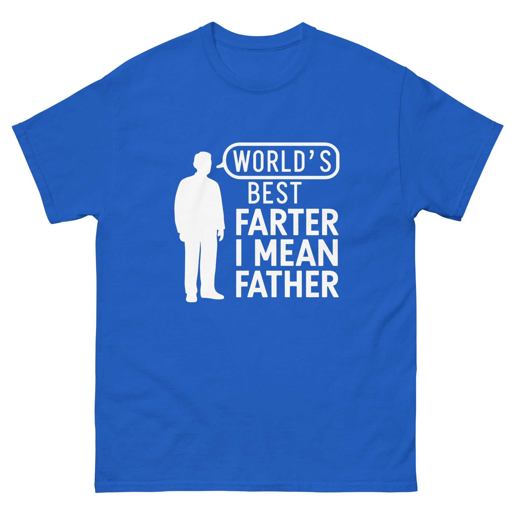 World's Best Farter | Father's Day T-Shirt - Royal - T-Shirts Online