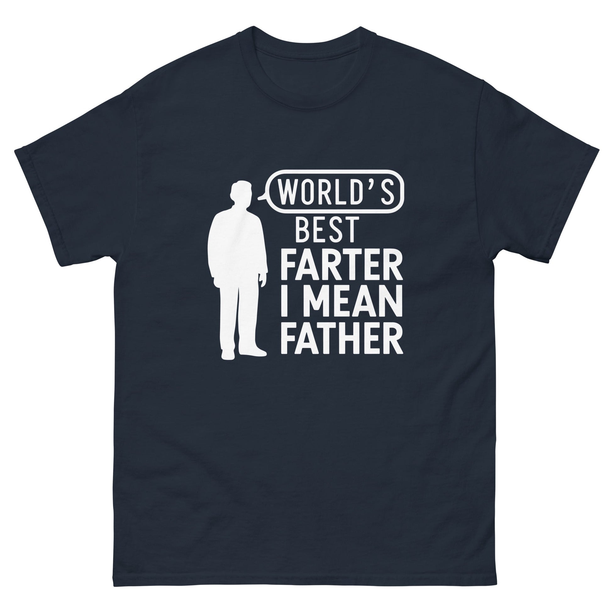 World's Best Farter | Father's Day T-Shirt - Navy - T-Shirts Online