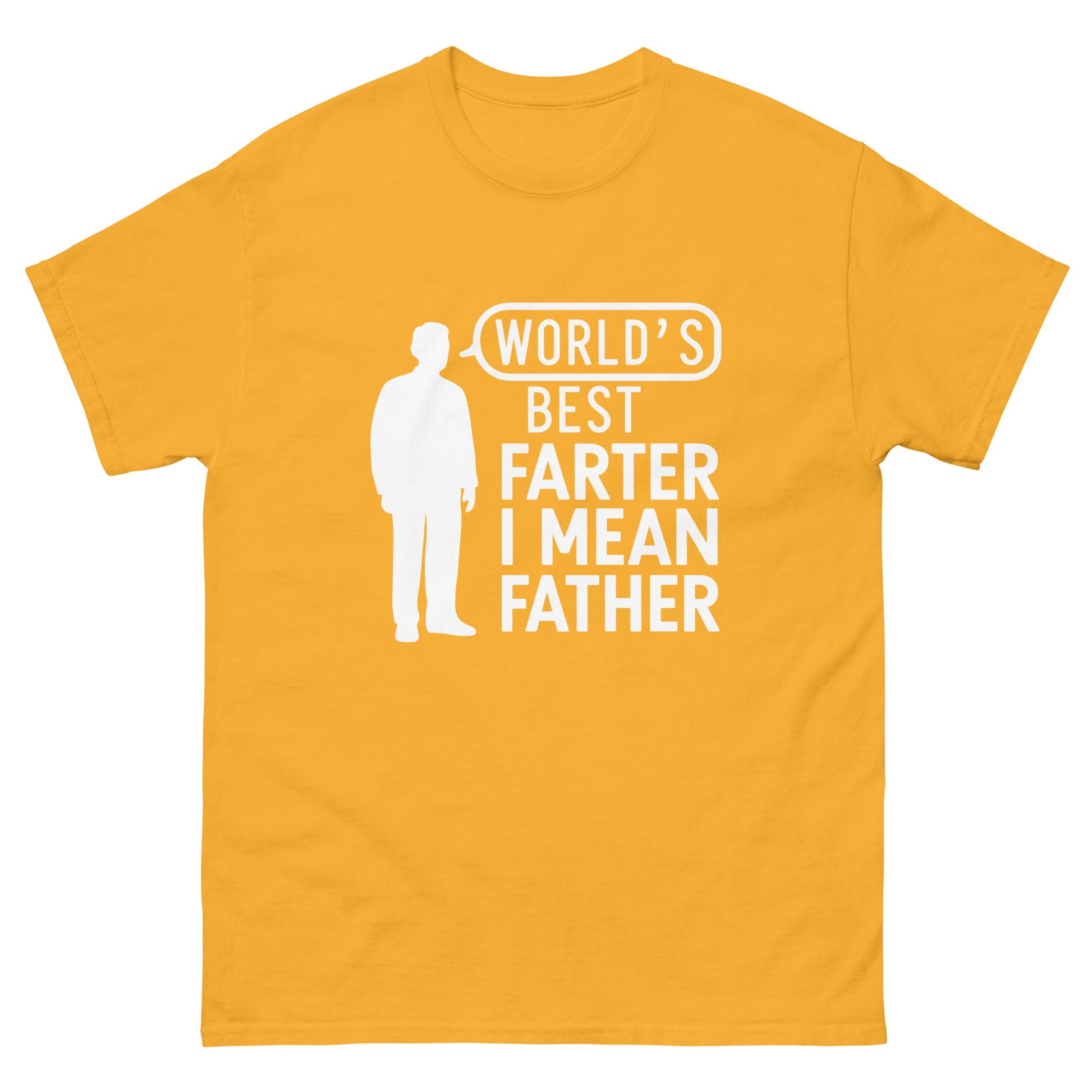 World's Best Farter | Father's Day T-Shirt - Gold - T-Shirts Online