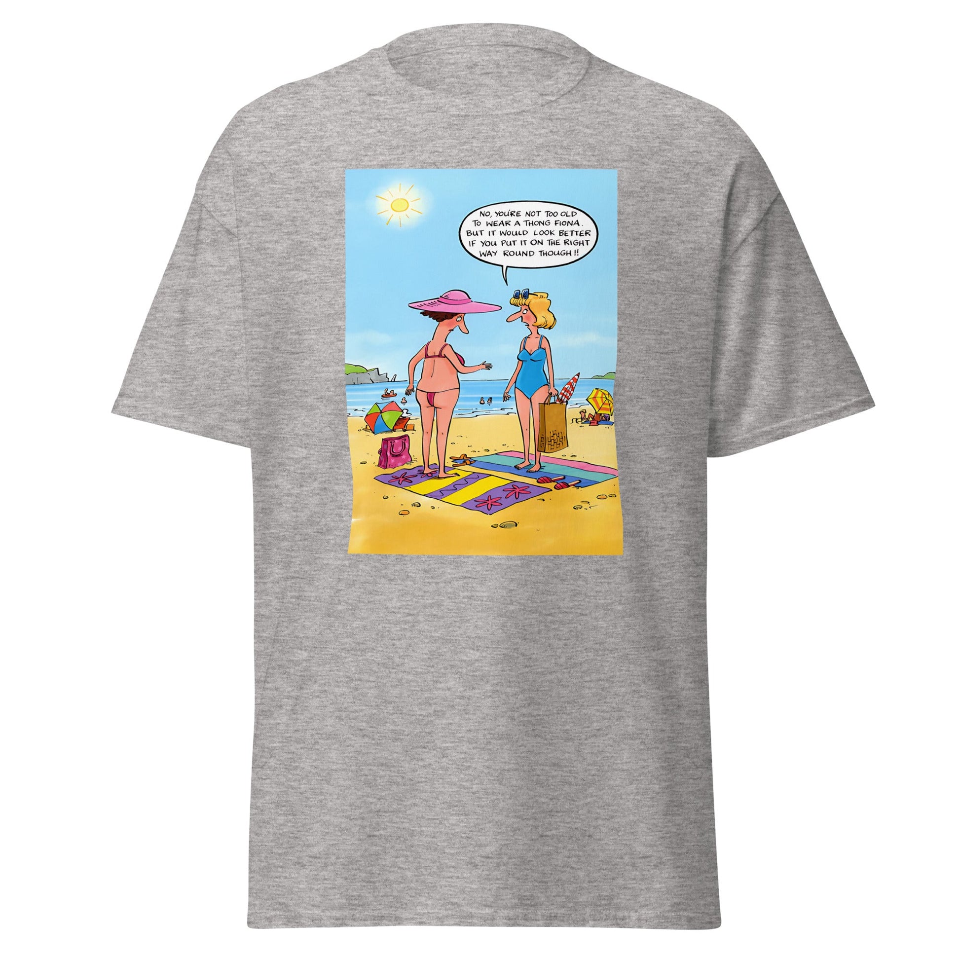 Wrong Thong | Meme T-Shirt - Sport Grey - T-Shirts Online