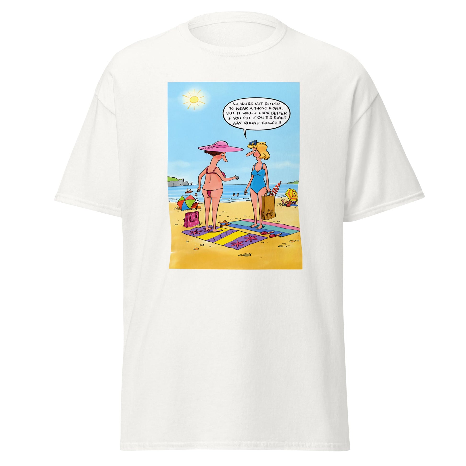 Wrong Thong | Meme T-Shirt - White - T-Shirts Online