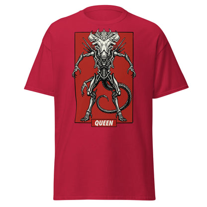 Xenomorph Queen T-Shirt - Sci - Fi Horror Alien Graphic Tee - Cardinal - T-Shirts Online