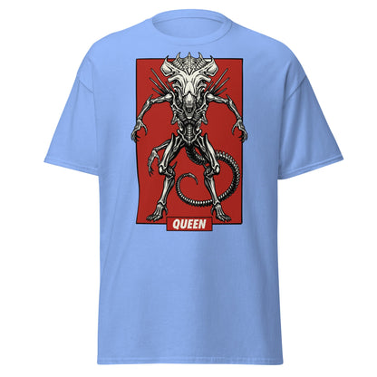 Xenomorph Queen T-Shirt - Sci - Fi Horror Alien Graphic Tee - Carolina Blue - T-Shirts Online