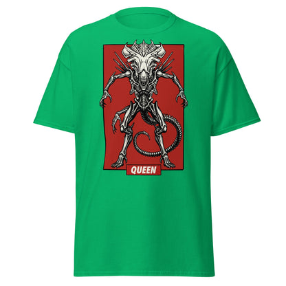 Xenomorph Queen T-Shirt - Sci - Fi Horror Alien Graphic Tee - Irish Green - T-Shirts Online