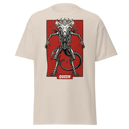 Xenomorph Queen T-Shirt - Sci - Fi Horror Alien Graphic Tee - Natural - T-Shirts Online