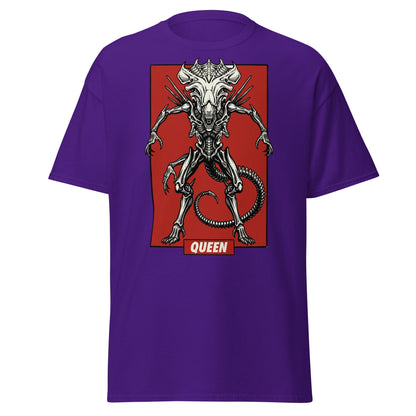 Xenomorph Queen T-Shirt - Sci - Fi Horror Alien Graphic Tee - Purple - T-Shirts Online