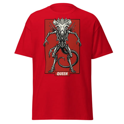 Xenomorph Queen T-Shirt - Sci - Fi Horror Alien Graphic Tee - Red - T-Shirts Online