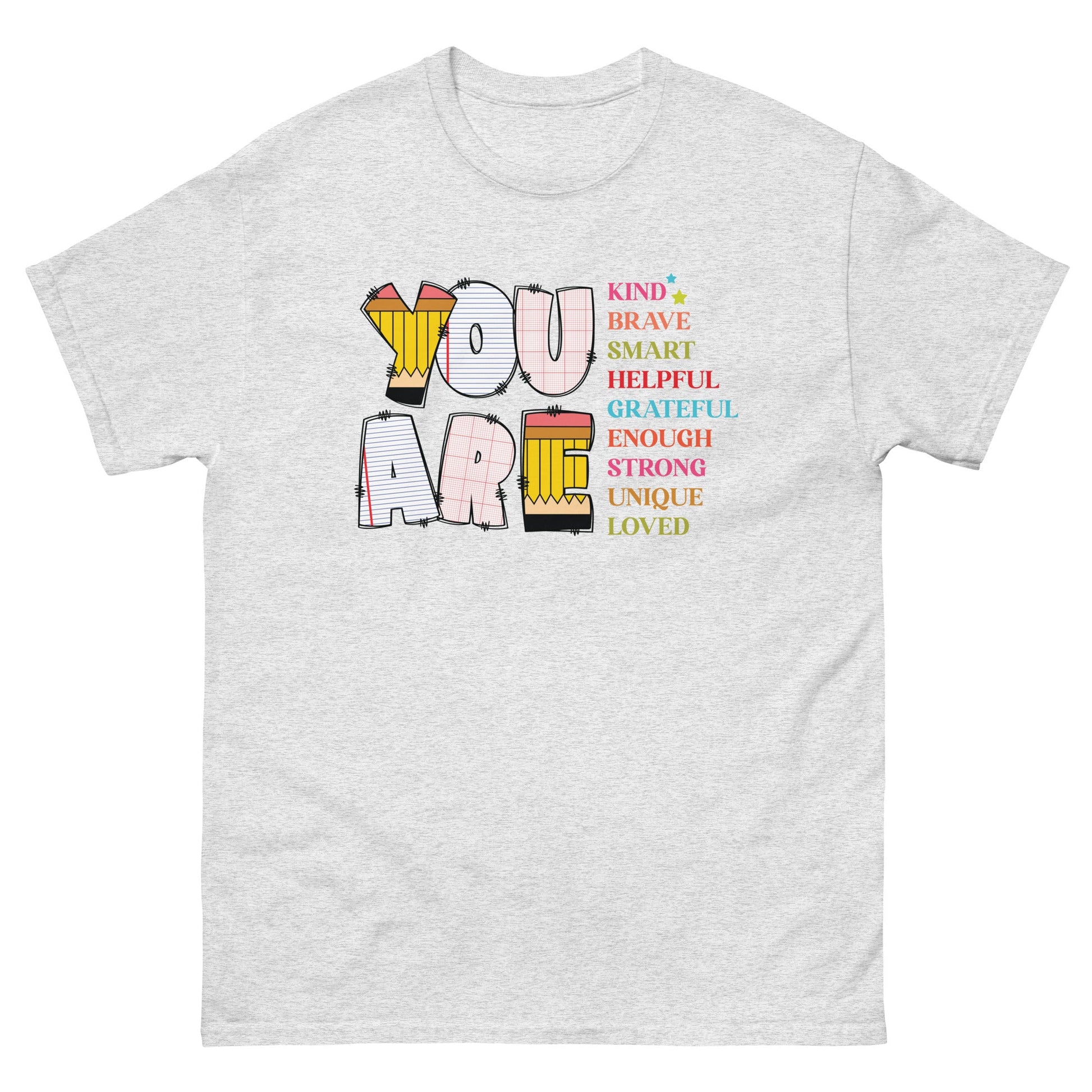 You Are | Motivational T-Shirt - Ash - T-Shirts Online