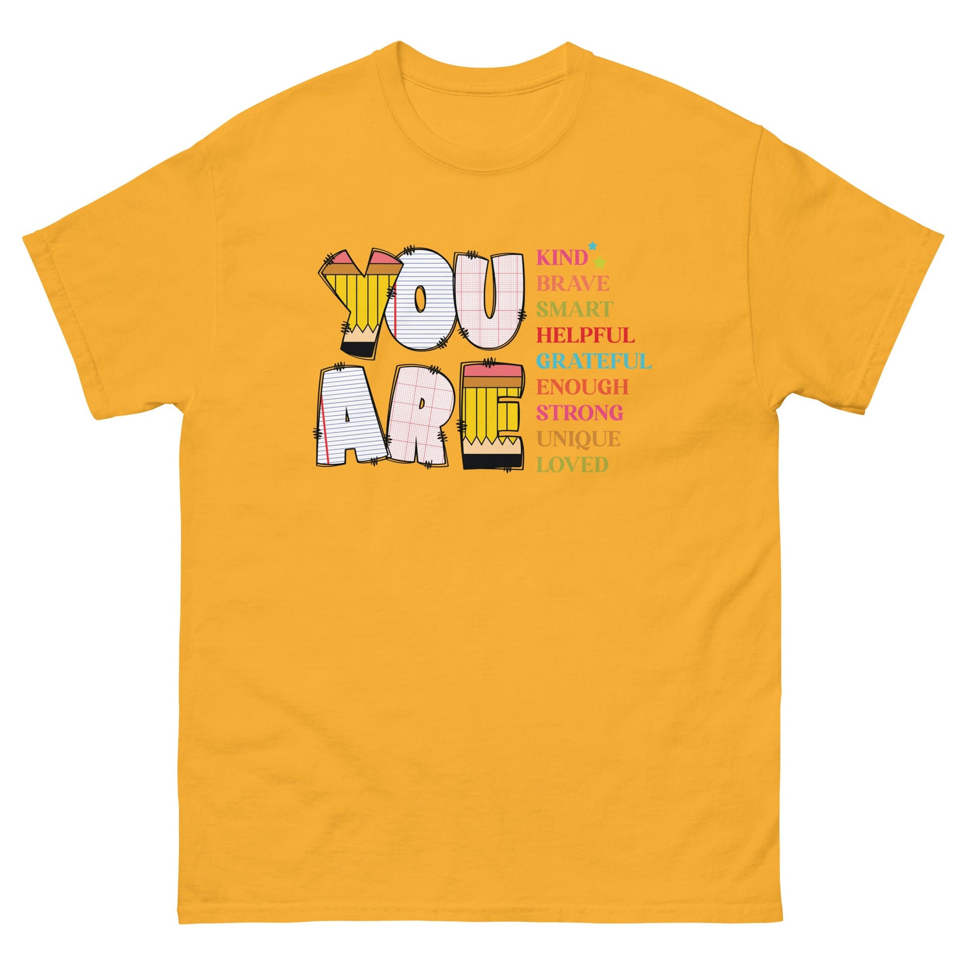 You Are | Motivational T-Shirt - Gold - T-Shirts Online