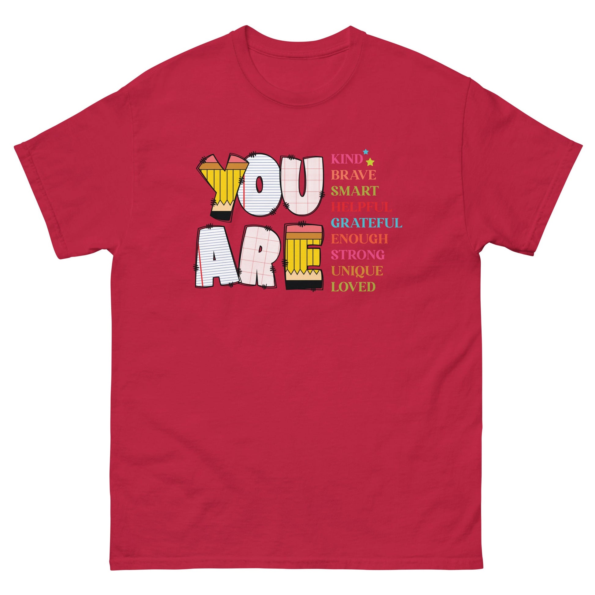 You Are | Motivational T-Shirt - Cardinal - T-Shirts Online