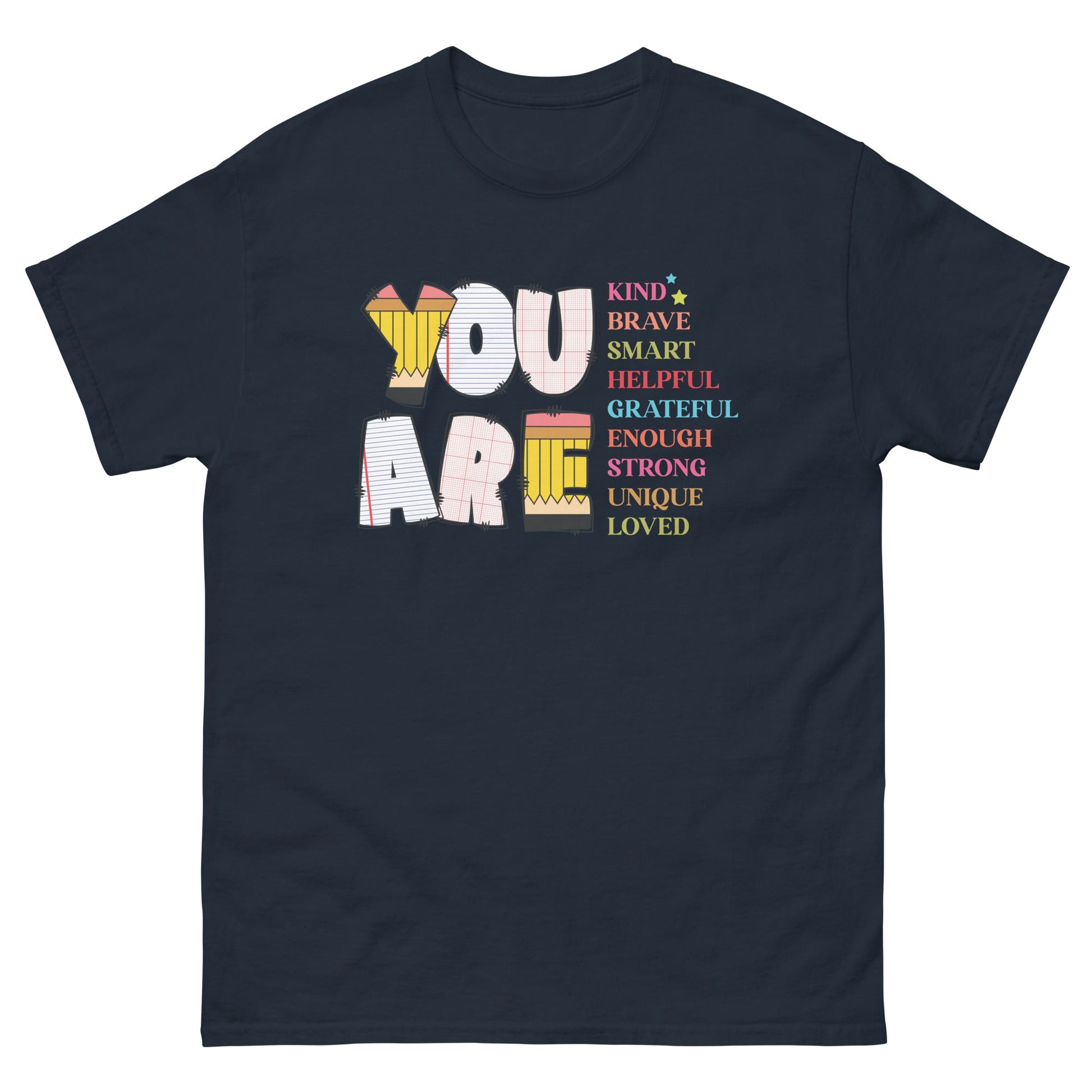 You Are | Motivational T-Shirt - Navy - T-Shirts Online