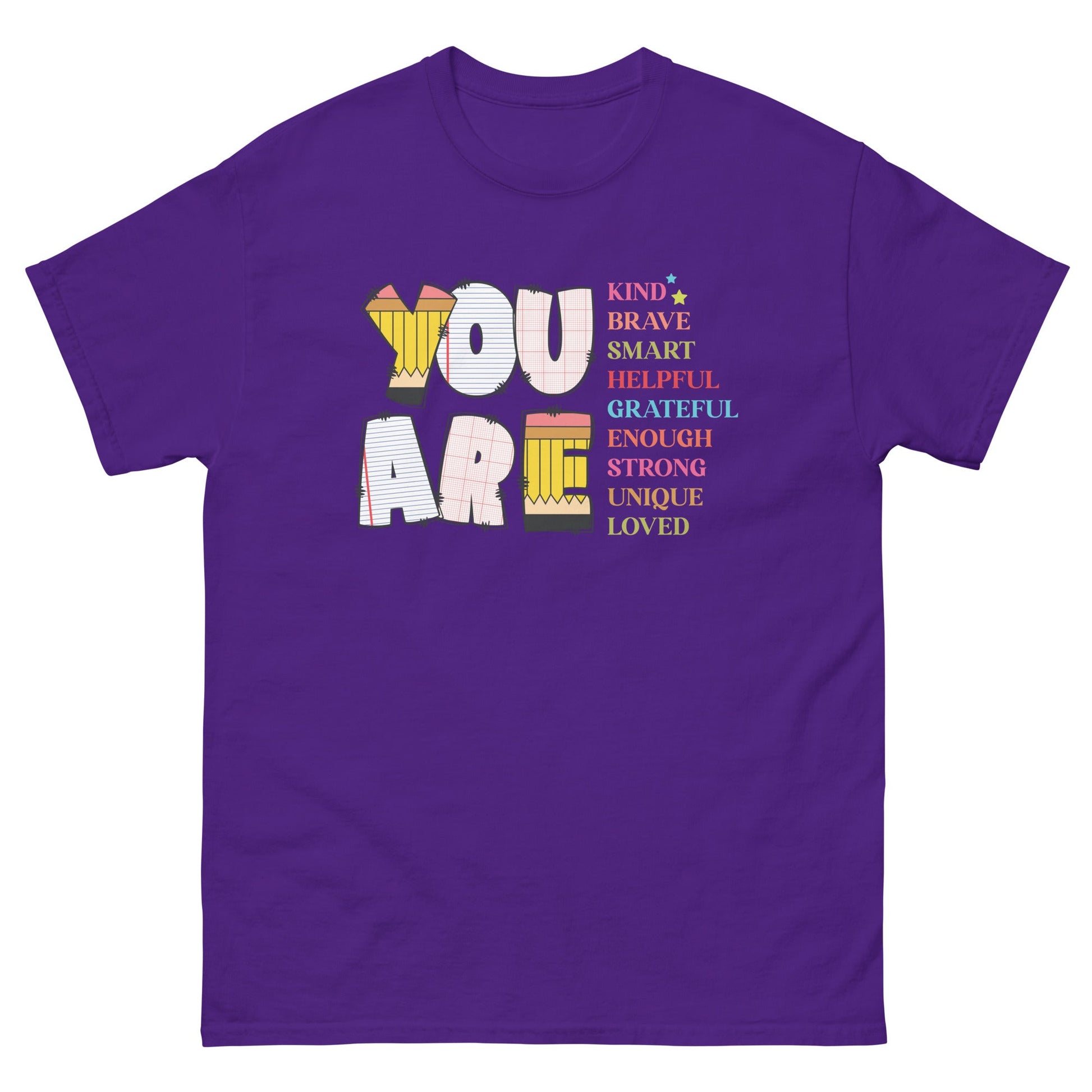 You Are | Motivational T-Shirt - Purple - T-Shirts Online