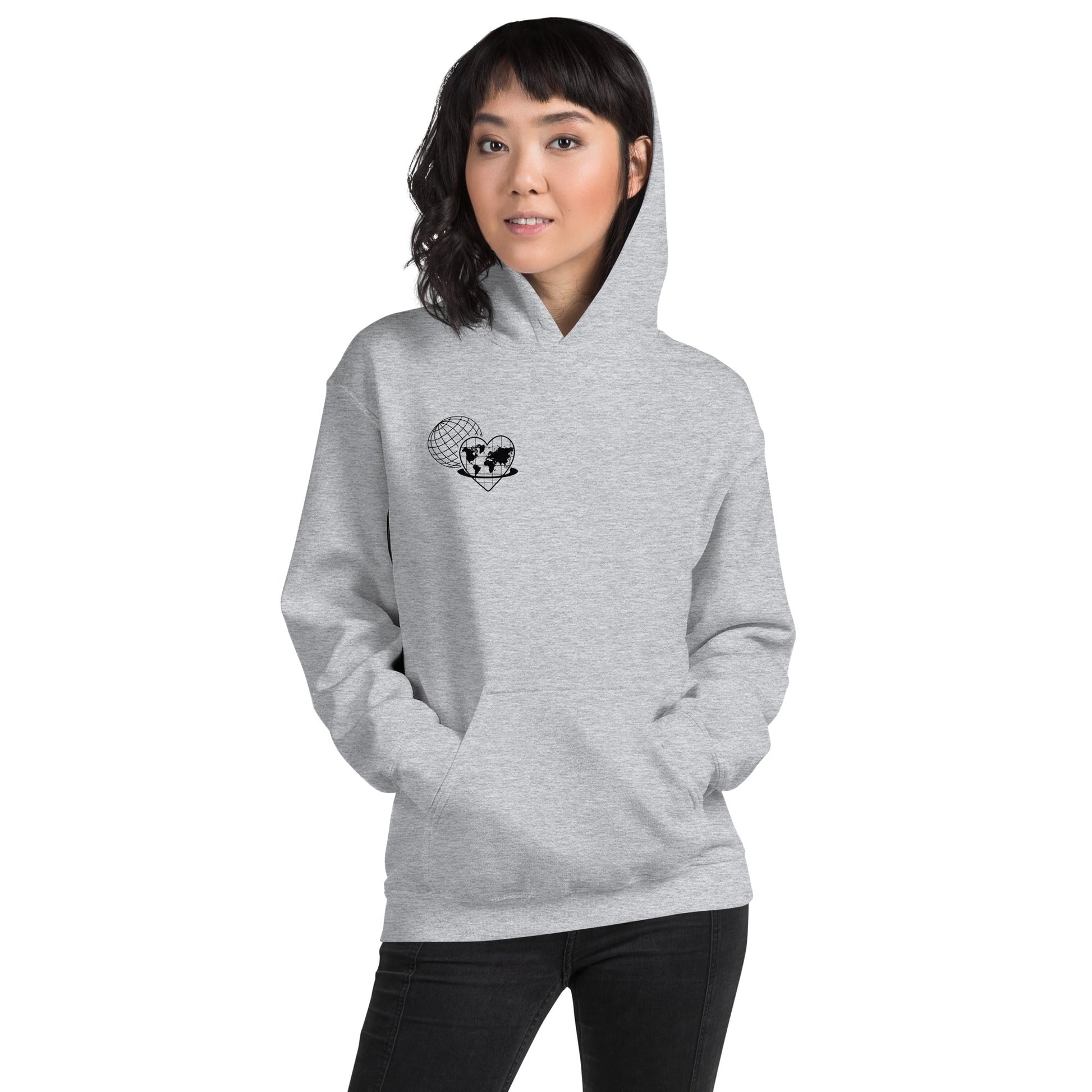 You Are The World | Positivity Hoodie - Sport Grey - T-Shirts Online
