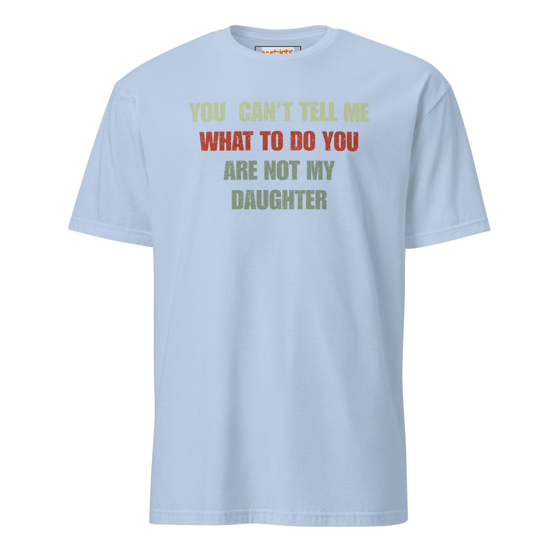 You Can't Tell Me What to Do T-Shirt - Light Blue - T-Shirts Online