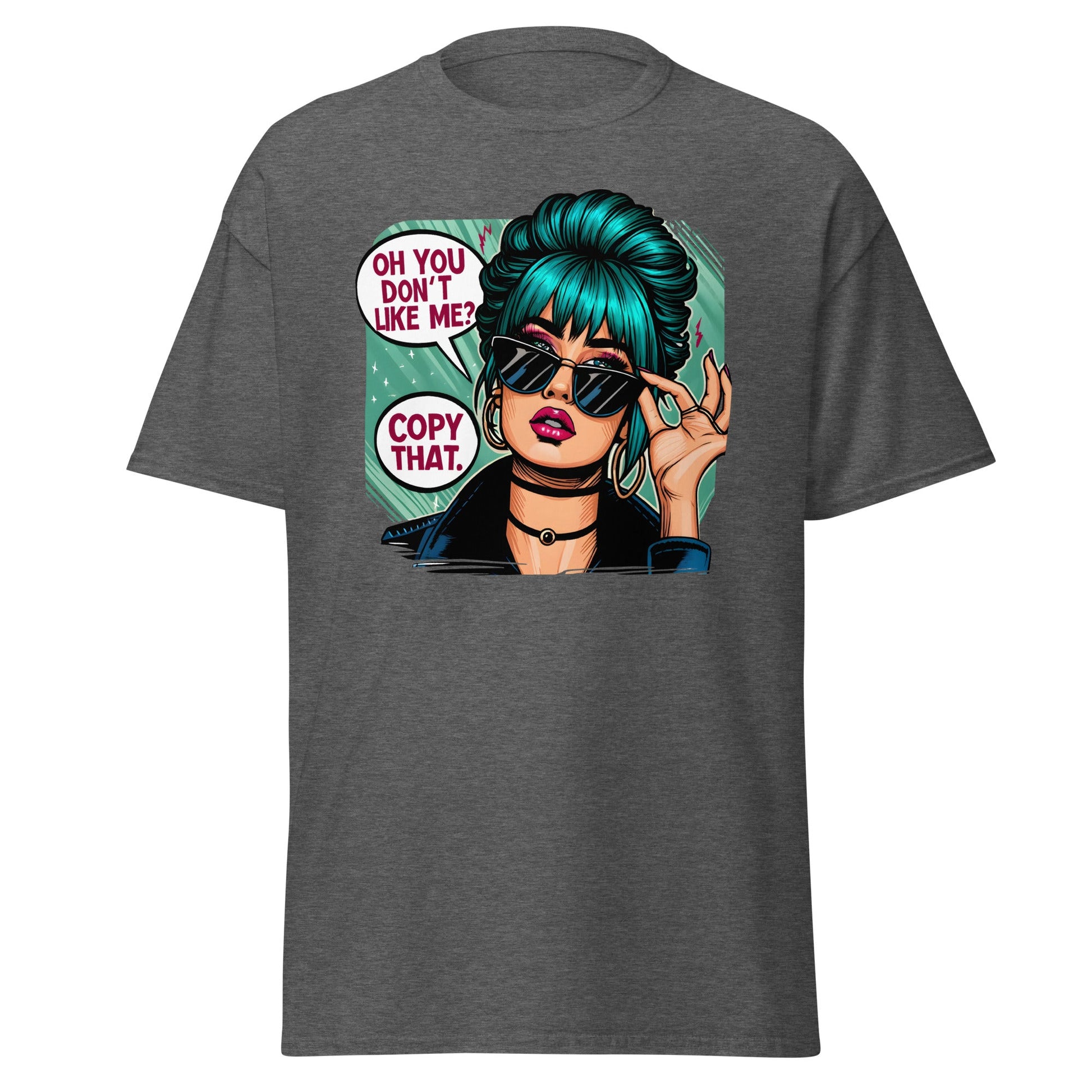 You Don't Like Me | Retro T-Shirt - Dark Heather - T-Shirts Online